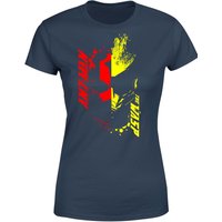 Ant-Man And The Wasp Split Face Damen T-Shirt - Navy Blau - M von Marvel