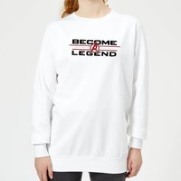 Avengers Endgame Become A Legend Damen Sweatshirt - Weiß - L von Marvel