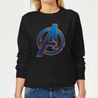 Avengers Endgame Heroic Logo Damen Sweatshirt - Schwarz - XS von Marvel