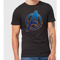 Avengers Endgame Heroic Logo Herren T-Shirt - Schwarz - S von Marvel