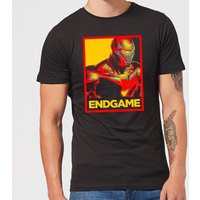 Avengers Endgame Iron Man Poster Men's T-Shirt - Black - 3XL von Marvel