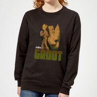 Avengers Groot Damen Pullover - Schwarz - S von Marvel