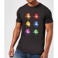 Avengers Infinity Stones Herren T-Shirt - Schwarz - S von Marvel