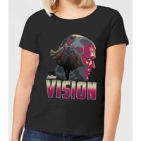 Avengers Vision Damen T-Shirt - Schwarz - 3XL von Original Hero