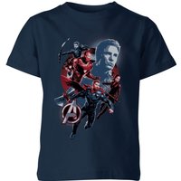Avengers: Endgame Shield Team Kids' T-Shirt - Navy Blau - 5-6 Jahre von Marvel