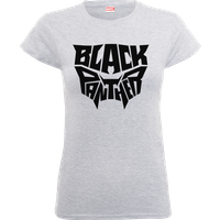 Black Panther Emblem Frauen T-Shirt - Grau - XXL von Marvel