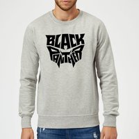 Black Panther Emblem Sweatshirt - Grau - XL von Marvel