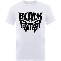 Black Panther Emblem T-Shirt - Weiß - S von Marvel