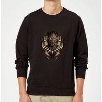 Black Panther Gold Eril Sweatshirt - Schwarz - L von Marvel