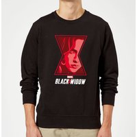 Black Widow Close Up Sweatshirt - Black - L von Marvel