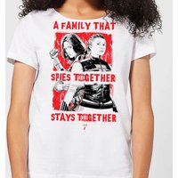 Black Widow Family That Spies Together Women's T-Shirt - White - L von Marvel