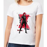 Black Widow Portrait Pose Women's T-Shirt - White - L von Marvel