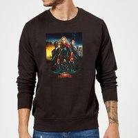 Captain Marvel Movie Starforce Poster Sweatshirt - Black - XL von Marvel