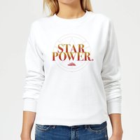 Captain Marvel Star Power Women's Sweatshirt - White - S von Marvel