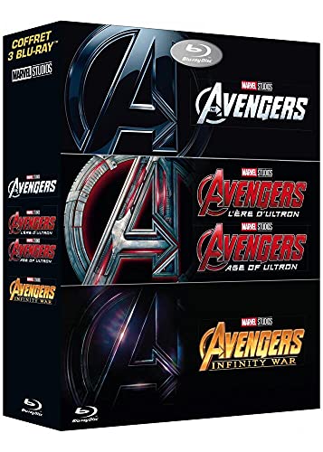 Coffret avengers 1 à 3 : avengers ; l'ère d'ultron ; infinity war [Blu-ray] [FR Import] von Marvel