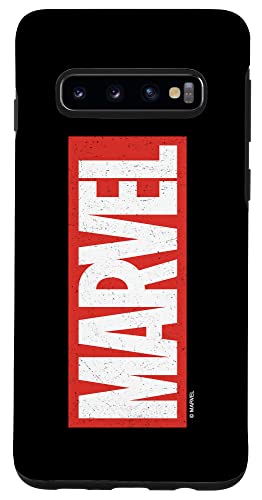 Hülle für Galaxy S10 Marvel Classic Logo aus rotem Backstein von Marvel