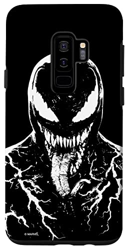 Hülle für Galaxy S9+ Marvel Venom: Lass es Gemetzel in Schwarz geben von Marvel