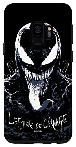 Hülle für Galaxy S9 Marvel Venom: Lass es Gemetzel geben Eddie Brock Black von Marvel
