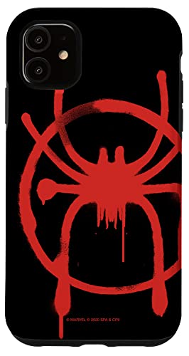 Hülle für iPhone 11 Marvel Spider-Man in die Spider-Verse-Ikone von Miles Morales von Marvel
