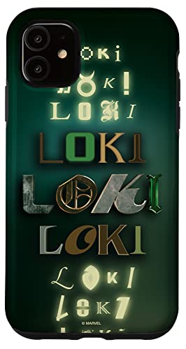 Hülle für iPhone 11 Marvel Studios Loki Buchstaben von Marvel