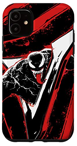 Hülle für iPhone 11 Marvel Venom: Let There Be Carnage Rot und Schwarz von Marvel