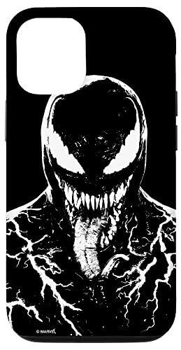 Hülle für iPhone 12/12 Pro Marvel Venom: Lass es Gemetzel in Schwarz geben von Marvel