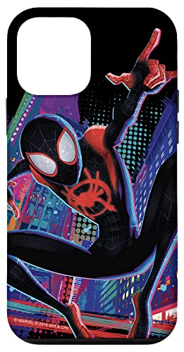 Hülle für iPhone 12 mini Marvel Spider-Man in das Spider-Verse Miles Morales City von Marvel