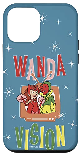 Hülle für iPhone 12 mini Marvel WandaVision Wanda & Vision Retro-Fernseher von Marvel