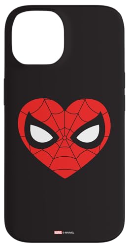 Hülle für iPhone 14 Marvel Spider-Man Valentinstag Love Classic Heart Mask von Marvel