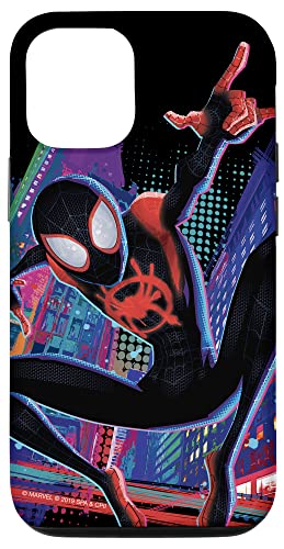 Hülle für iPhone 14 Marvel Spider-Man in das Spider-Verse Miles Morales City von Marvel