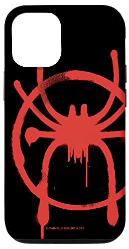 Hülle für iPhone 14 Marvel Spider-Man in die Spider-Verse-Ikone von Miles Morales von Marvel