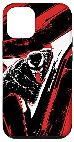 Hülle für iPhone 14 Pro Marvel Venom: Let There Be Carnage Rot und Schwarz von Marvel
