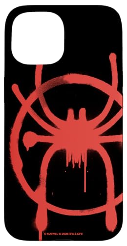 Hülle für iPhone 15 Marvel Spider-Man in die Spider-Verse-Ikone von Miles Morales von Marvel