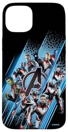 Hülle für iPhone 15 Plus Marvel Avengers: Superhelden mit Endgame-Logo von Marvel