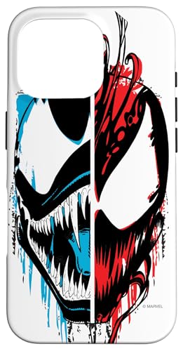 Hülle für iPhone 16 Pro Marvel Venom: Lass es ein Gemetzel geben Face-Off von Marvel