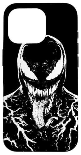 Hülle für iPhone 16 Pro Marvel Venom: Lass es Gemetzel in Schwarz geben von Marvel