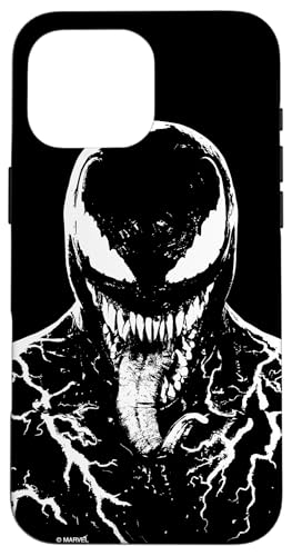 Hülle für iPhone 16 Pro Max Marvel Venom: Lass es Gemetzel in Schwarz geben von Marvel