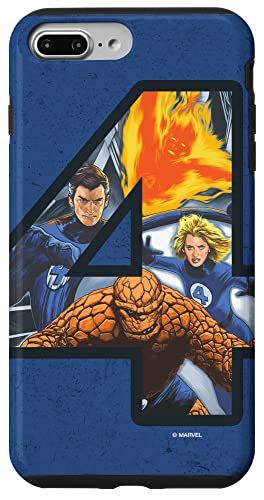 Hülle für iPhone 7 Plus/8 Plus Marvel Fantastic Four 4 Superhelden-Team von Marvel