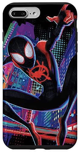 Hülle für iPhone 7 Plus/8 Plus Marvel Spider-Man in das Spider-Verse Miles Morales City von Marvel