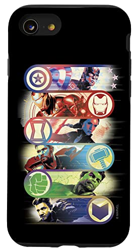 Hülle für iPhone SE (2020) / 7 / 8 Marvel Avengers: Endgame-Superhelden schließen sich zusammen von Marvel