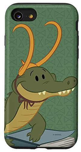 Hülle für iPhone SE (2020) / 7 / 8 Marvel Loki illustrierter Alligator Loki von Marvel