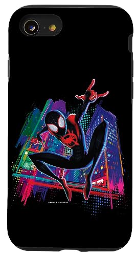 Hülle für iPhone SE (2020) / 7 / 8 Marvel Spider-Man Miles Morales Graffiti City von Marvel