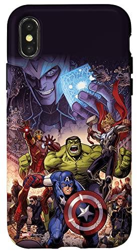 Hülle für iPhone X/XS Comiccover von Marvel The Avengers Infinity Saga von Marvel