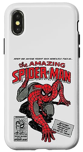 Hülle für iPhone X/XS Marvel Spider-Man Retro Comic von Marvel