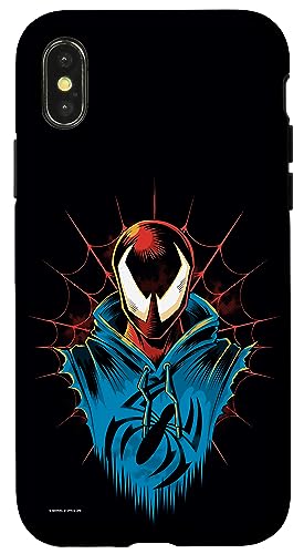 Hülle für iPhone X/XS Marvel Spider-Man: Auf der anderen Seite des Spider-Verses Scarlet Spider von Marvel