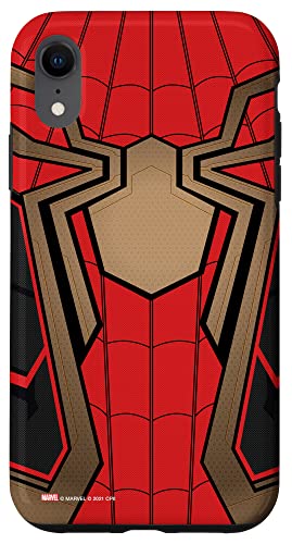 Hülle für iPhone XR Marvel Spider-Man No Way Home Spider Suit Rot von Marvel
