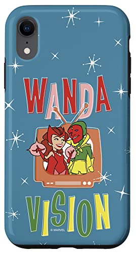 Kosiy iPhone XR Marvel WandaVision Wanda & Vision Retro TV Case von Marvel