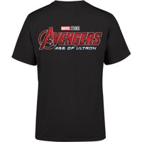 Marvel 10 Year Anniversary Age Of Ultron Männer T-Shirt – Schwarz - 5XL von Marvel