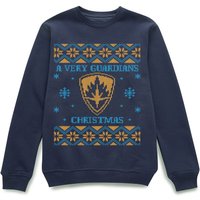 Marvel A Very Guardians Christmas Weihnachtspullover – Navy - XL von Marvel