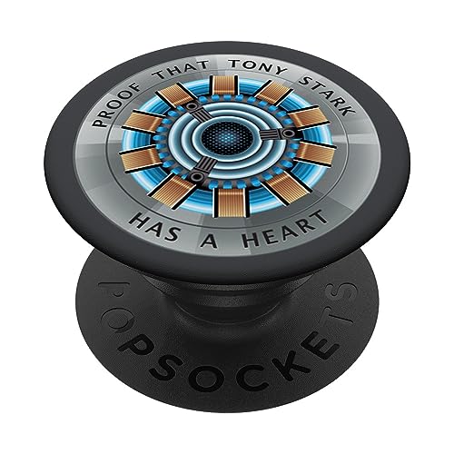 Marvel Avengers Endgame Tony Stark Has a Heart PopSockets mit austauschbarem PopGrip von Marvel